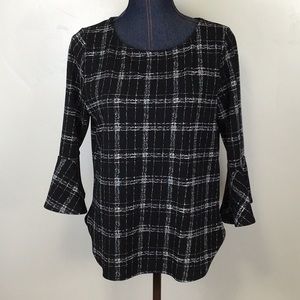 FORTUNE IVY Black/ White Blouse